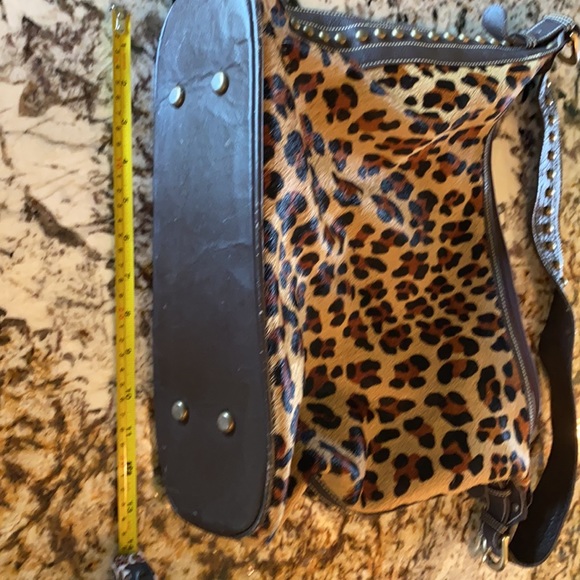 American West Handbag Leopard Print - Picture 3 of 5